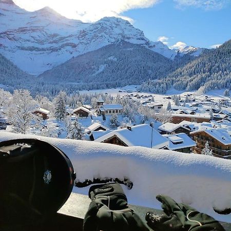 Studio Avec Vue Splendide Sur Les Diablerets Buitenkant foto