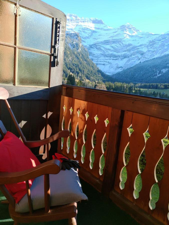 Studio Avec Vue Splendide Sur Les Diablerets Buitenkant foto