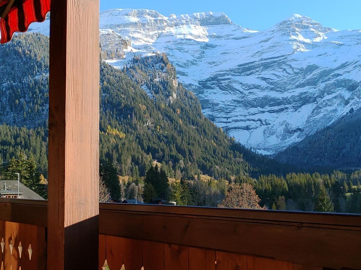 Studio Avec Vue Splendide Sur Les Diablerets Buitenkant foto