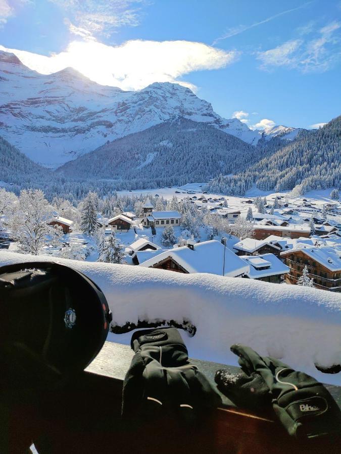 Studio Avec Vue Splendide Sur Les Diablerets Buitenkant foto