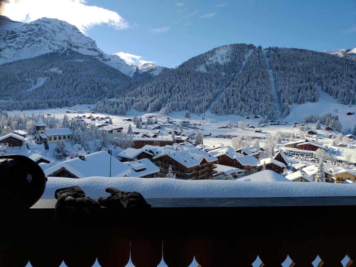 Studio Avec Vue Splendide Sur Les Diablerets Buitenkant foto