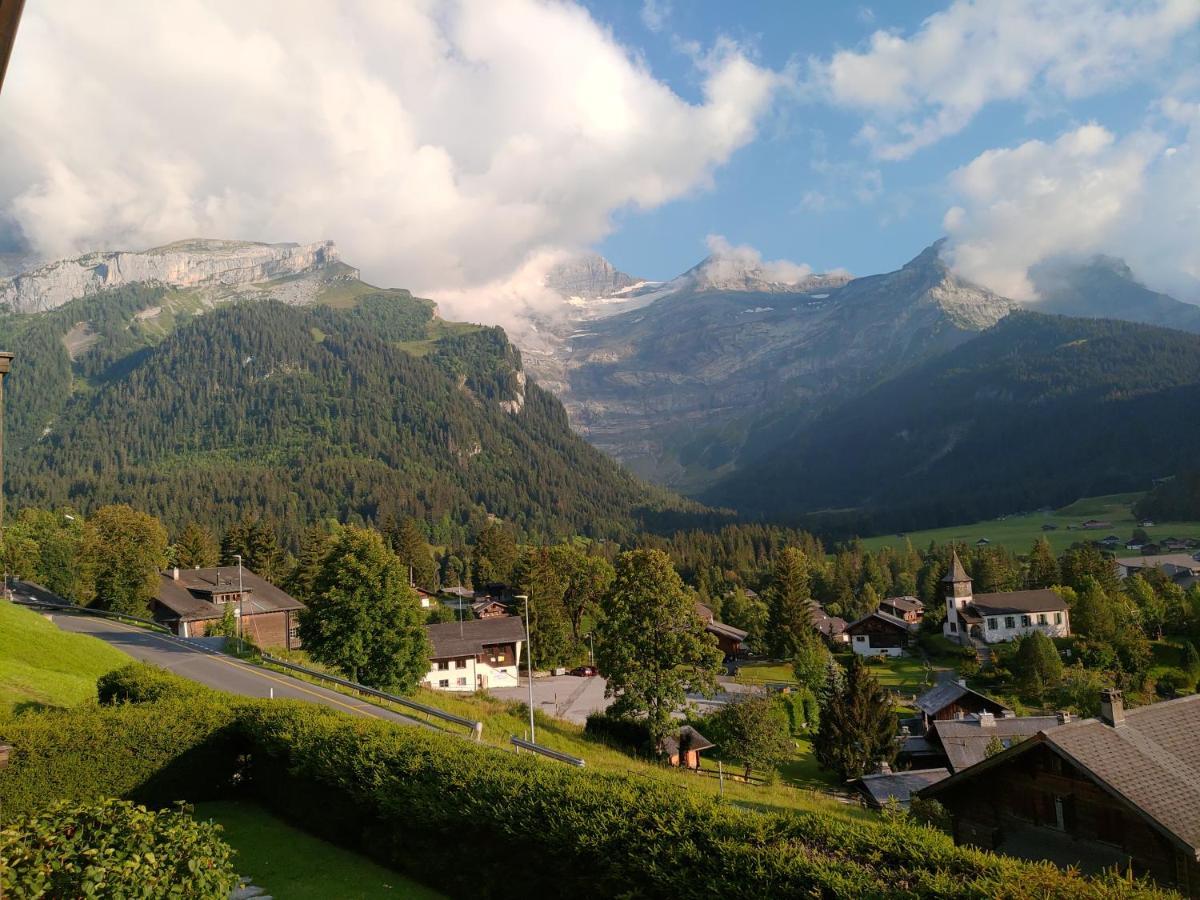 Studio Avec Vue Splendide Sur Les Diablerets Buitenkant foto