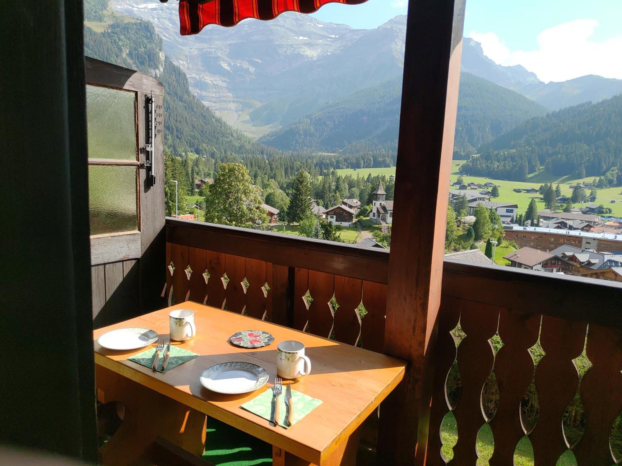 Studio Avec Vue Splendide Sur Les Diablerets Buitenkant foto